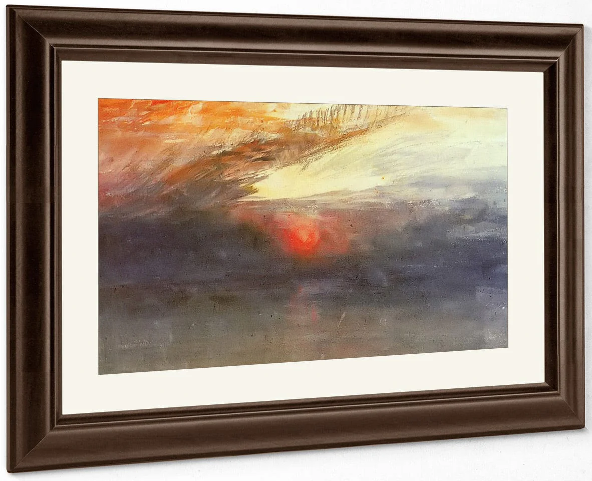 The Sun Setting Among Dark Clouds By Jwm Turner - Image 5