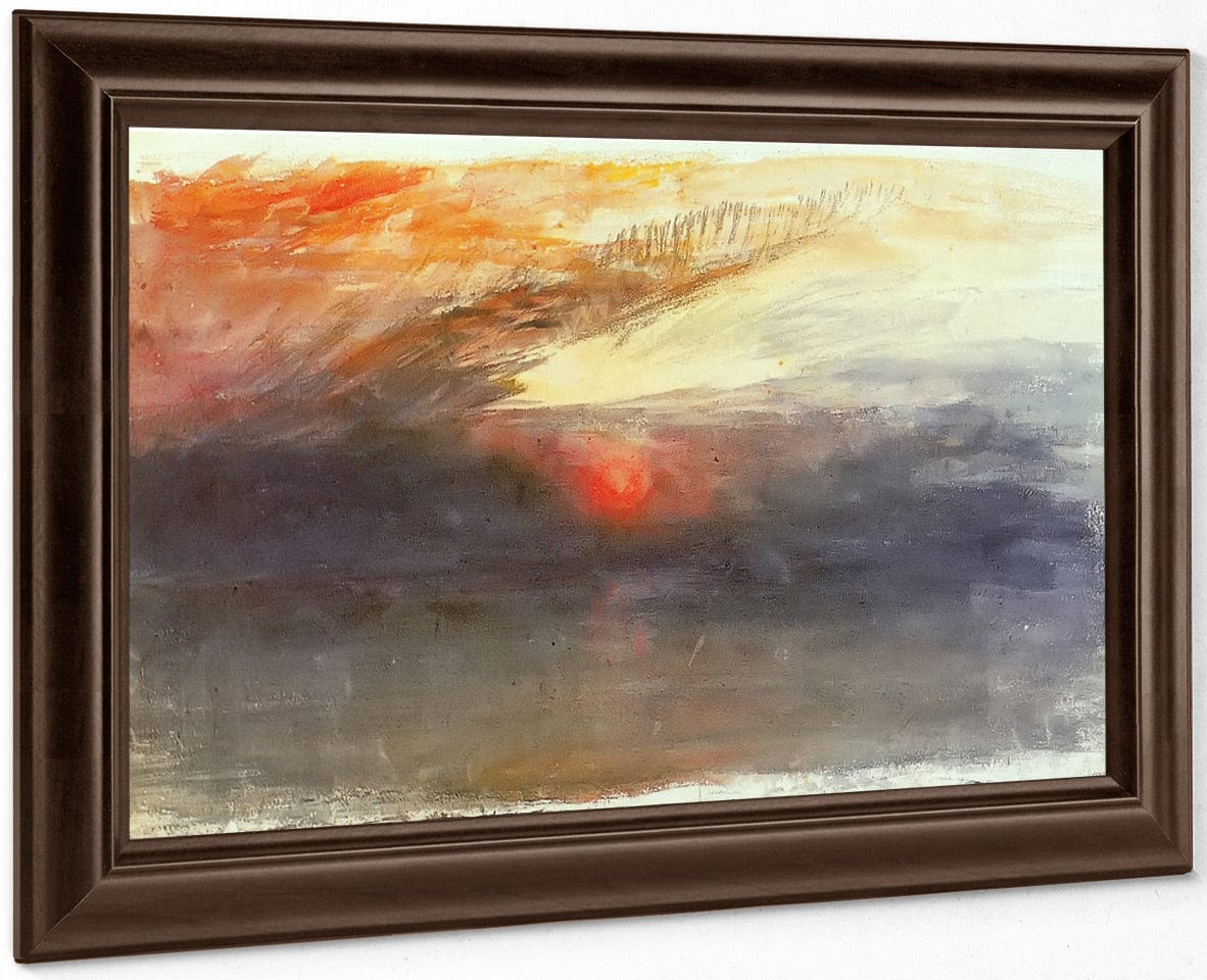 The Sun Setting Among Dark Clouds By Jwm Turner - Image 6