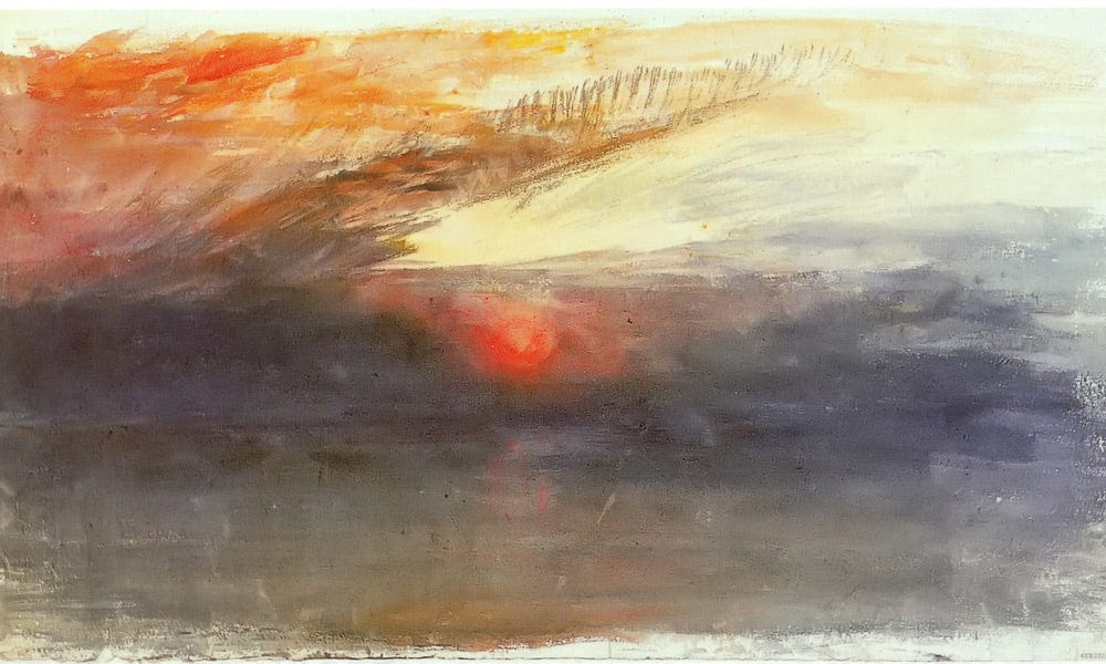The Sun Setting Among Dark Clouds By Jwm Turner - Image 7