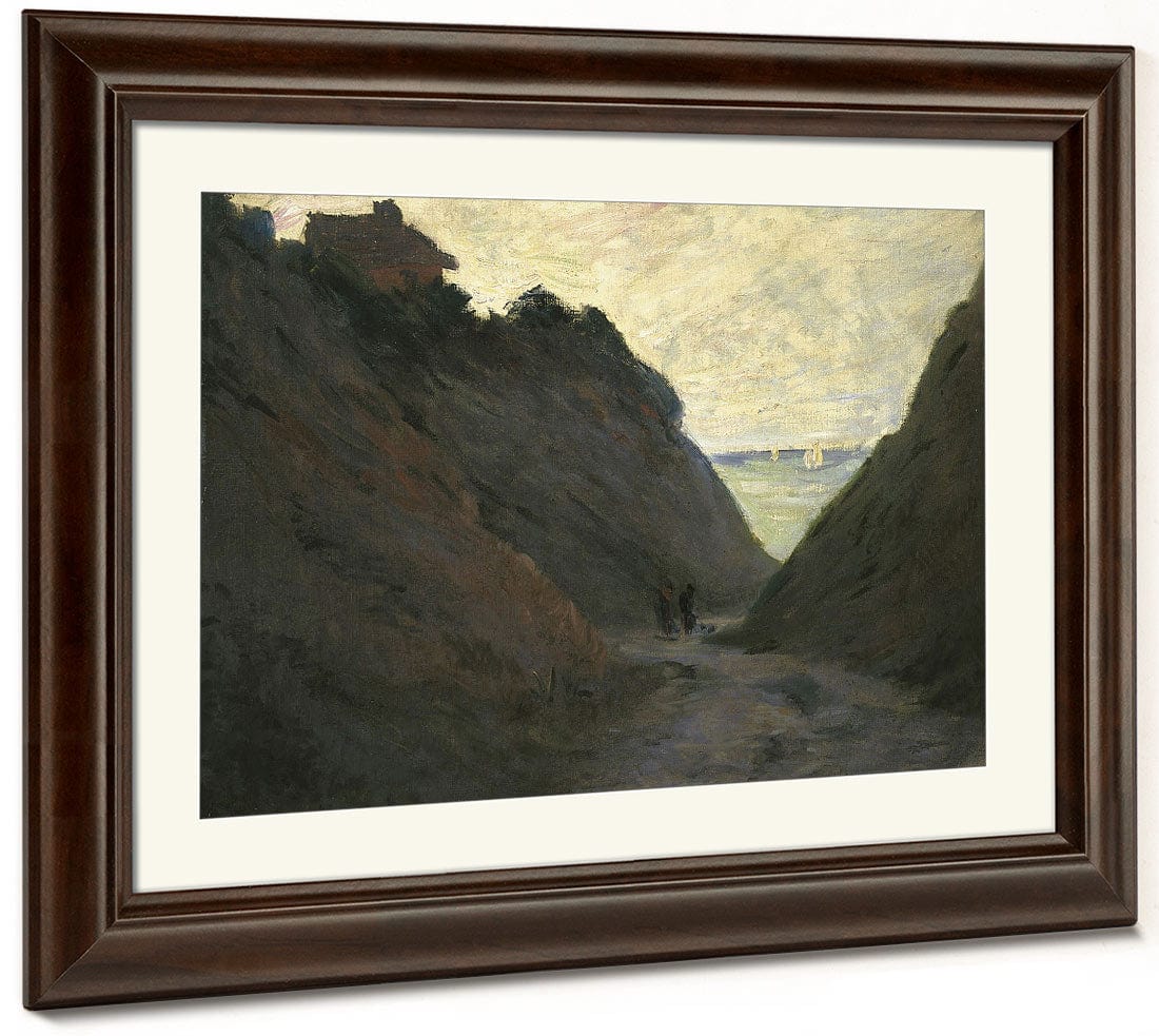 The Sunken Road In The Cliff At Varengeville By Claude Monet - Image 5