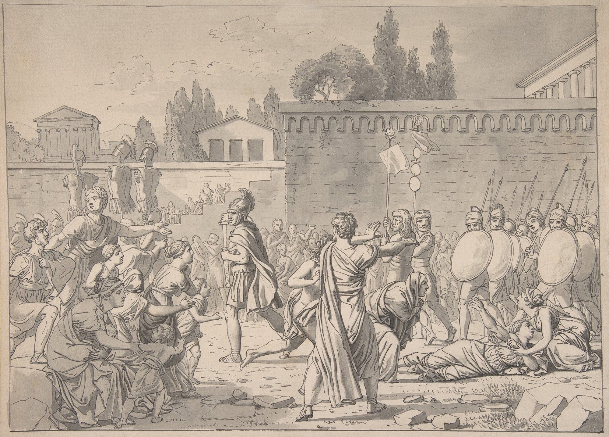The Surviving Horatian by Christoffer Wilhelm Eckersberg