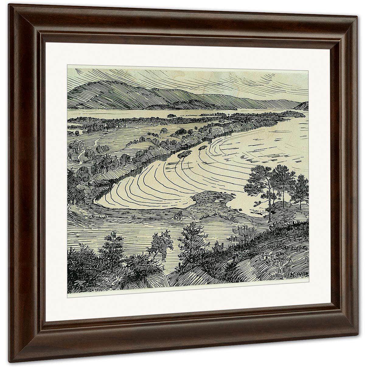 The Svanøy Bay (Also Known As Svanøybukten) 1 By Nicolai Astrup - Image 3