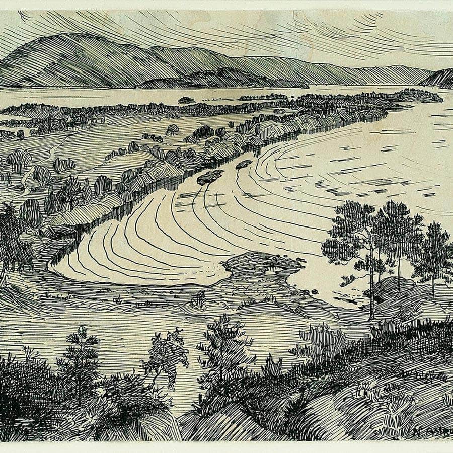 The Svanøy Bay (Also Known As Svanøybukten) 1 By Nicolai Astrup - Image 5