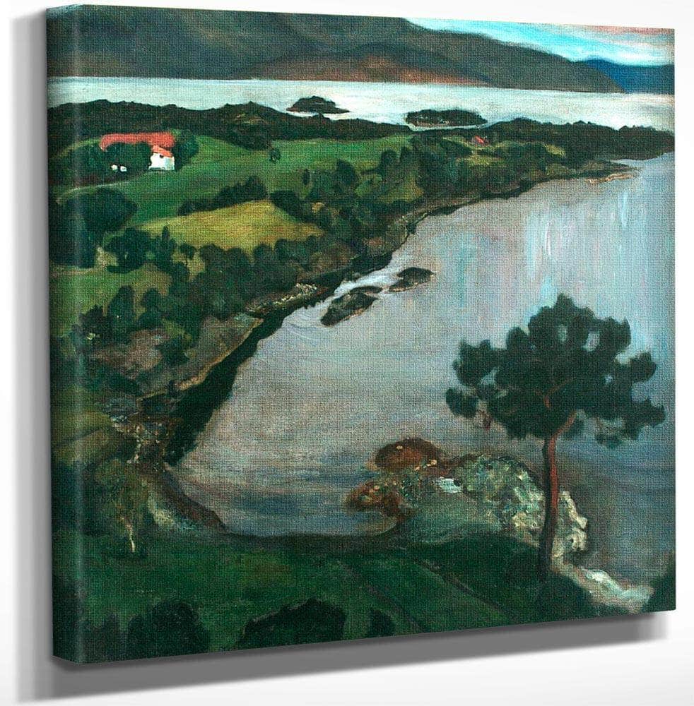 The Svanøy Bay (Also Known As Svanøybukten) By Nicolai Astrup