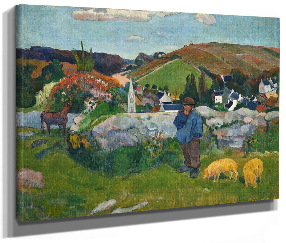 The Swineherd By Paul Gauguin