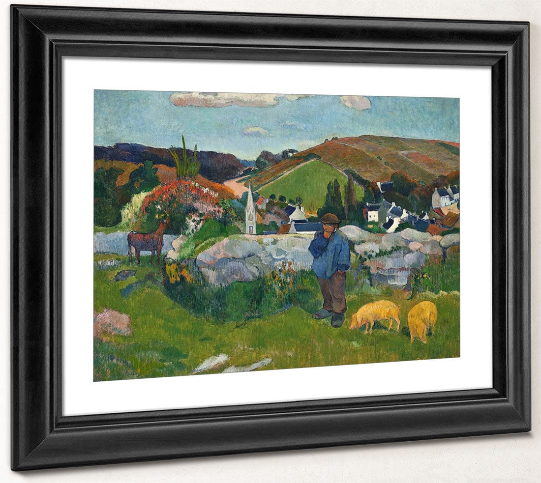 The Swineherd By Paul Gauguin - Image 2