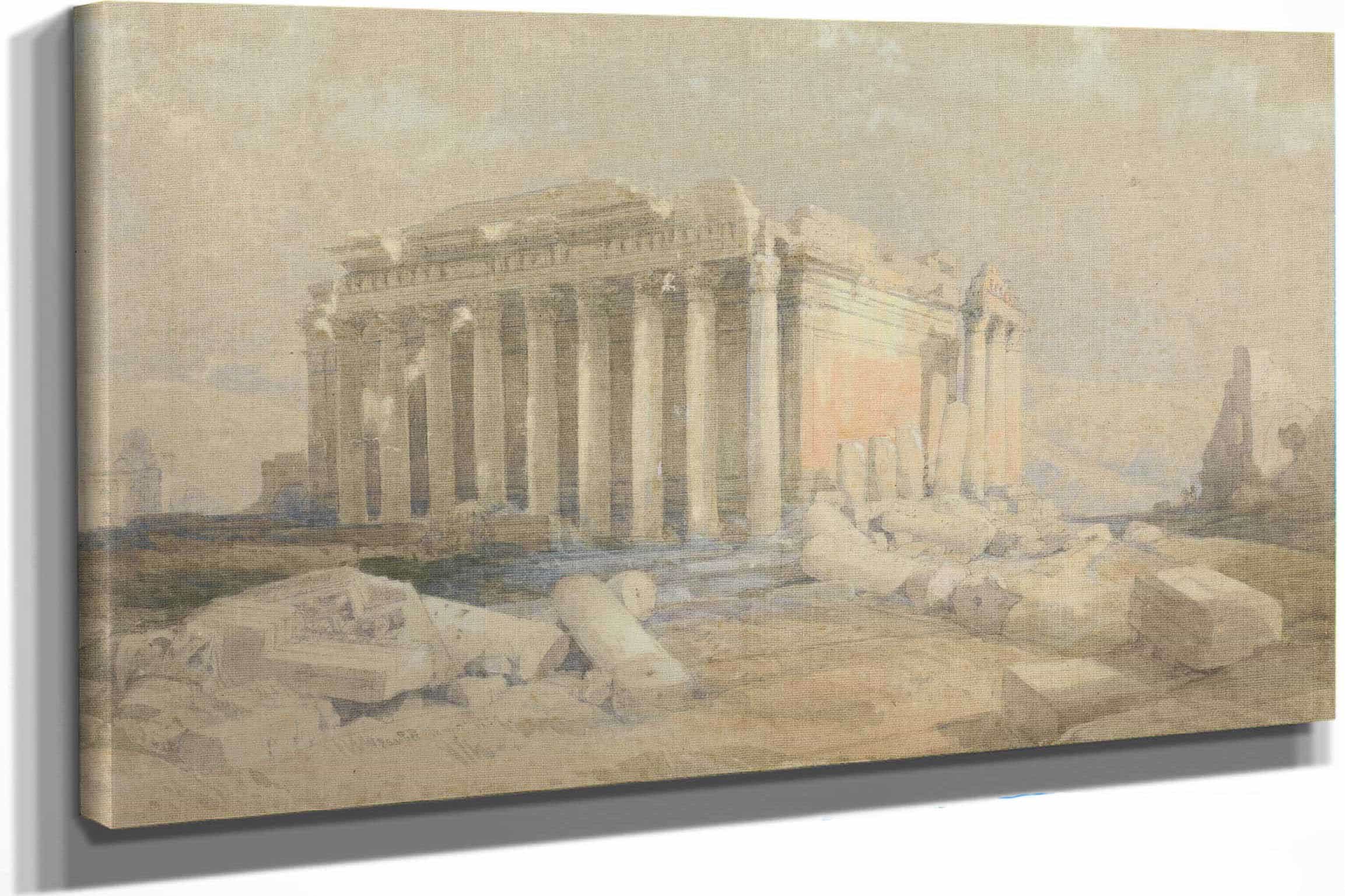 The Temple Of Baalbec by David Roberts