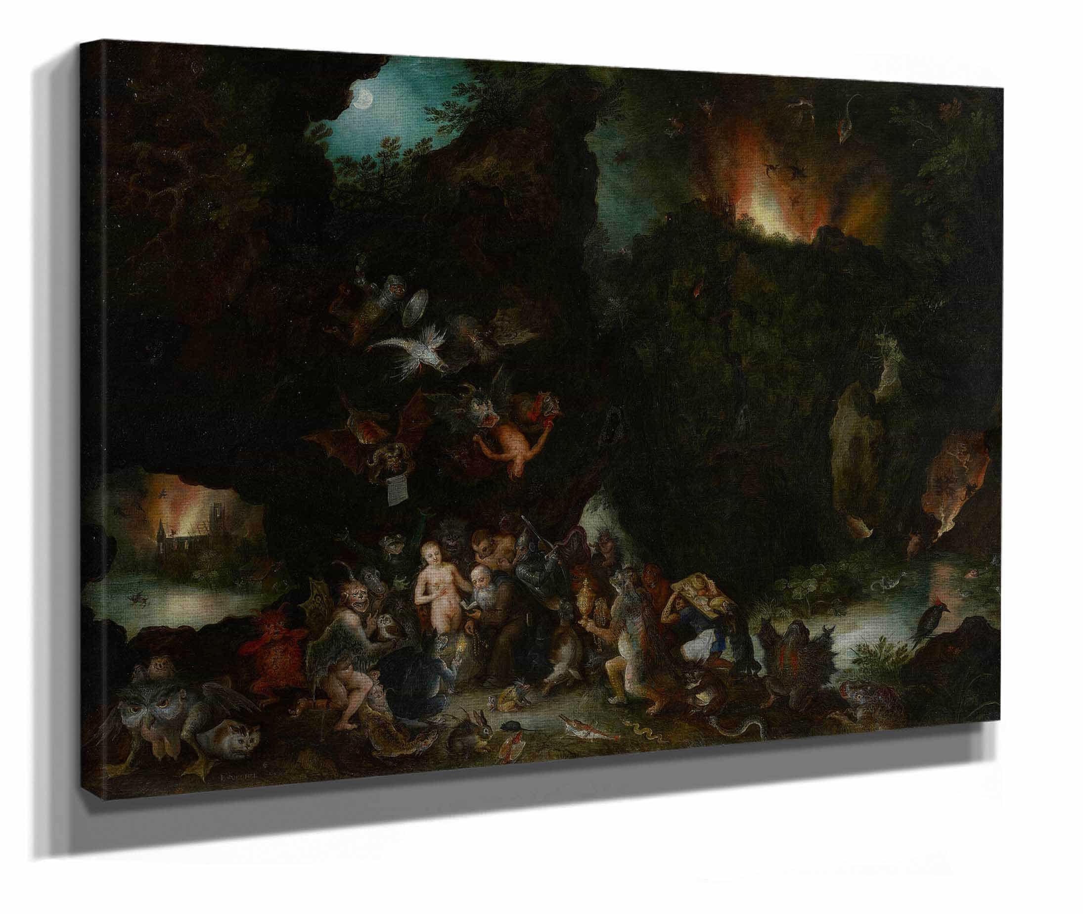 The Temptation Of Saint Anthony by Jan Brueghel The Elder - Image 2