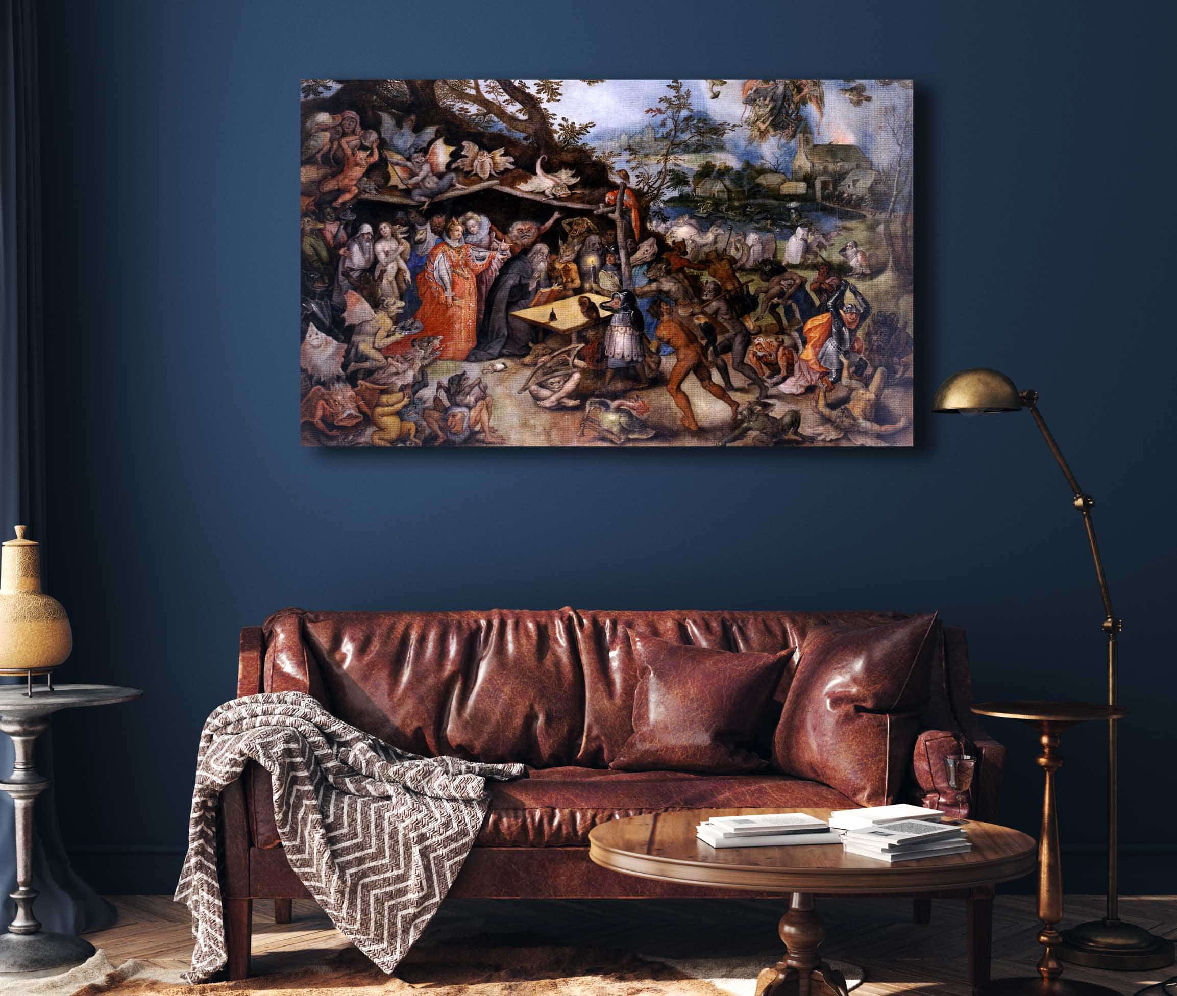 The Temptation Of Saint Anthony by Jan Brueghel The Elder - Image 8
