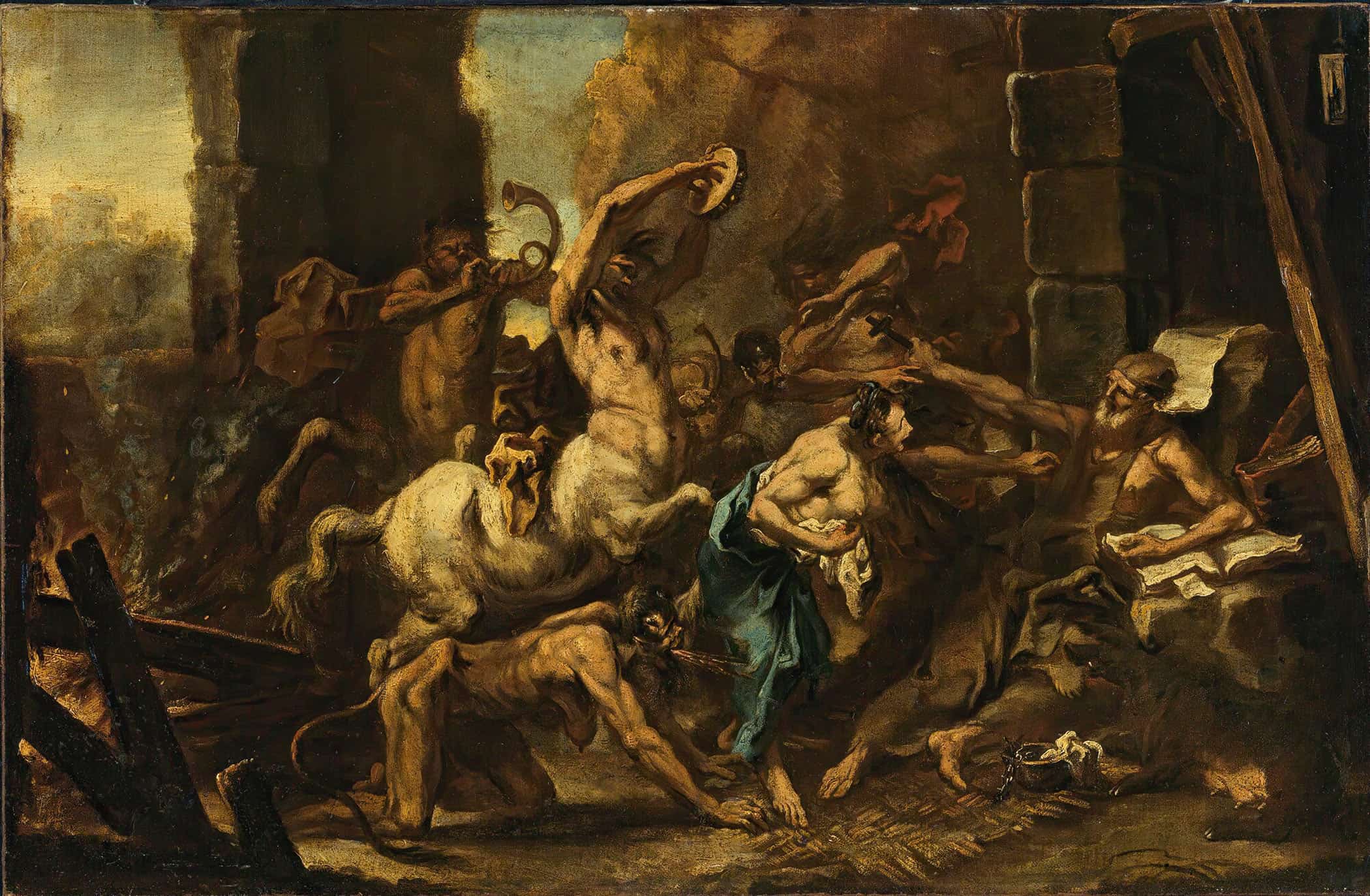 The Temptation Of Saint Anthony by Sebastiano Ricci - Image 10