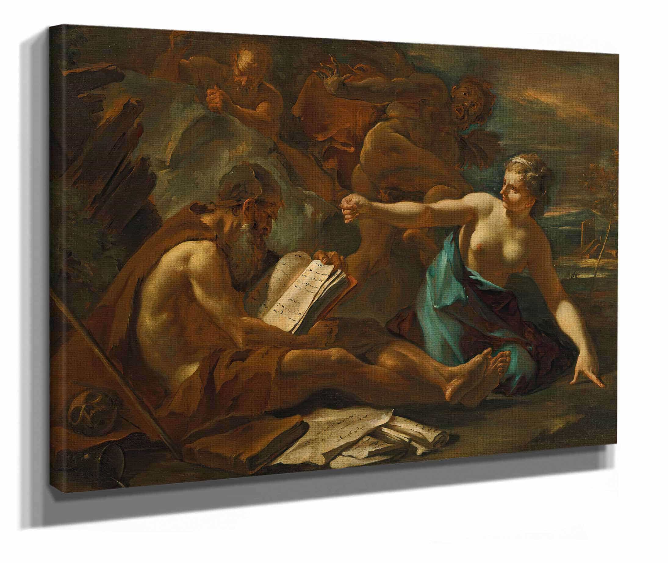 The Temptation Of Saint Anthony by Sebastiano Ricci - Image 3