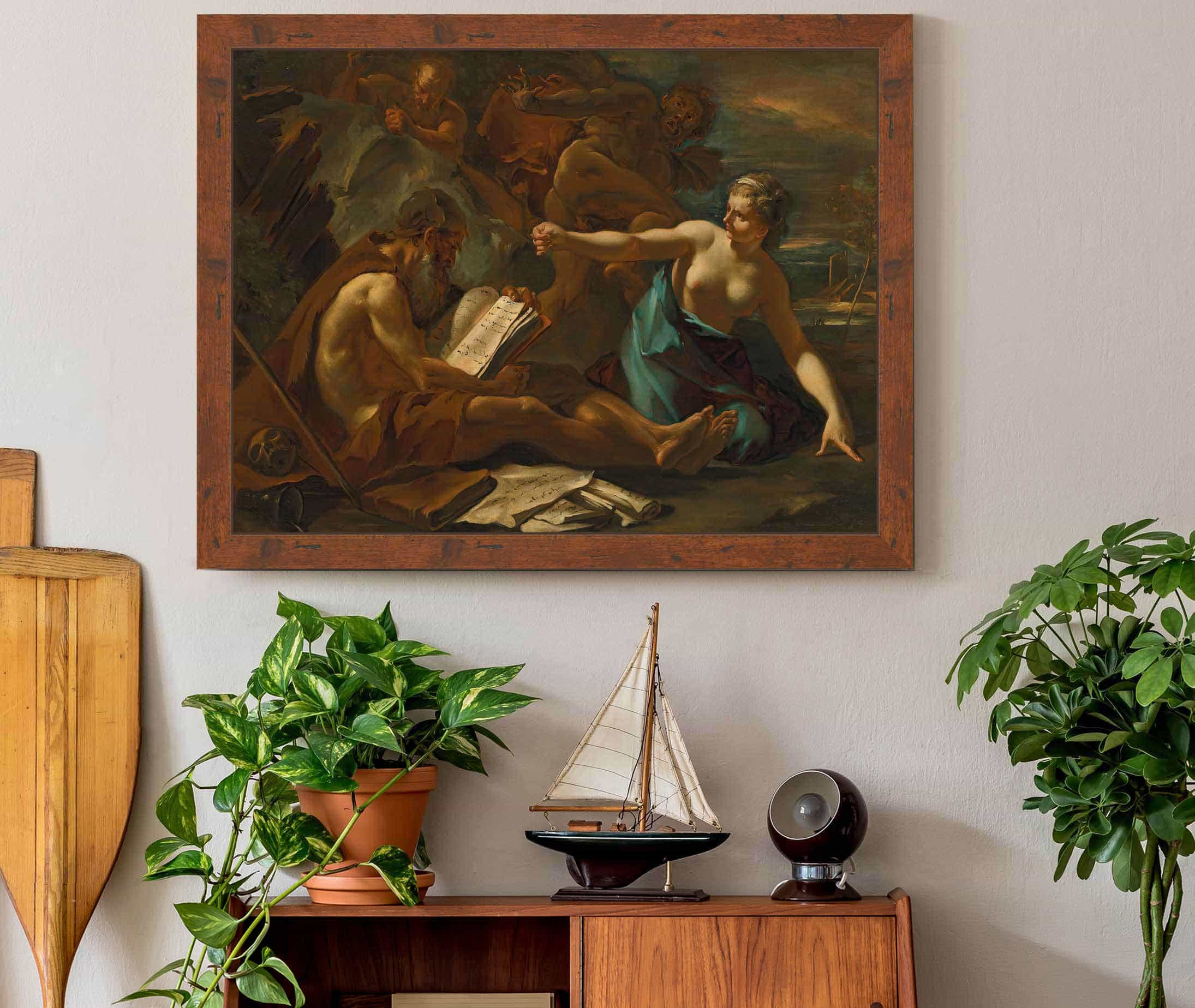The Temptation Of Saint Anthony by Sebastiano Ricci - Image 5