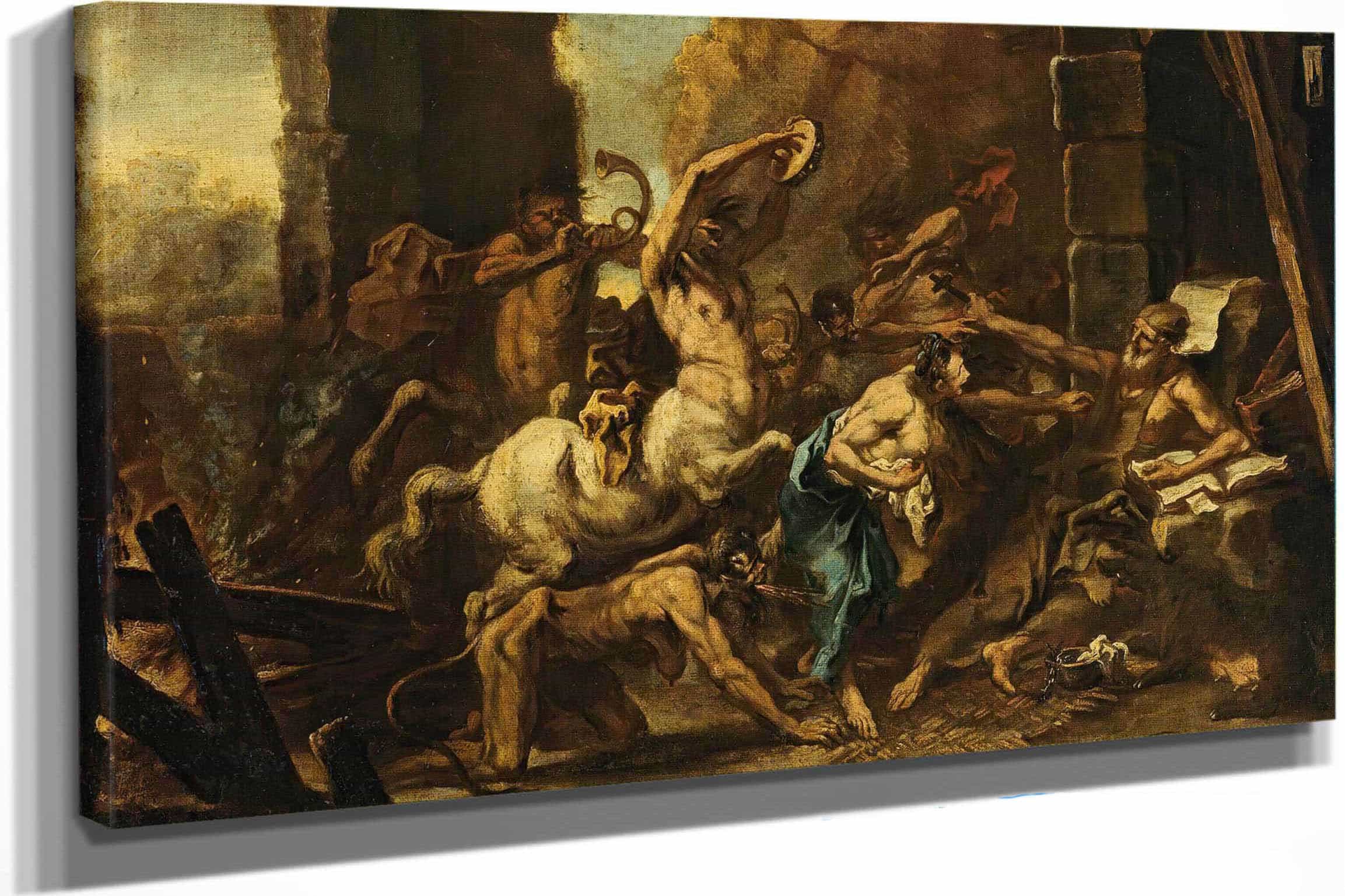 The Temptation Of Saint Anthony by Sebastiano Ricci - Image 9