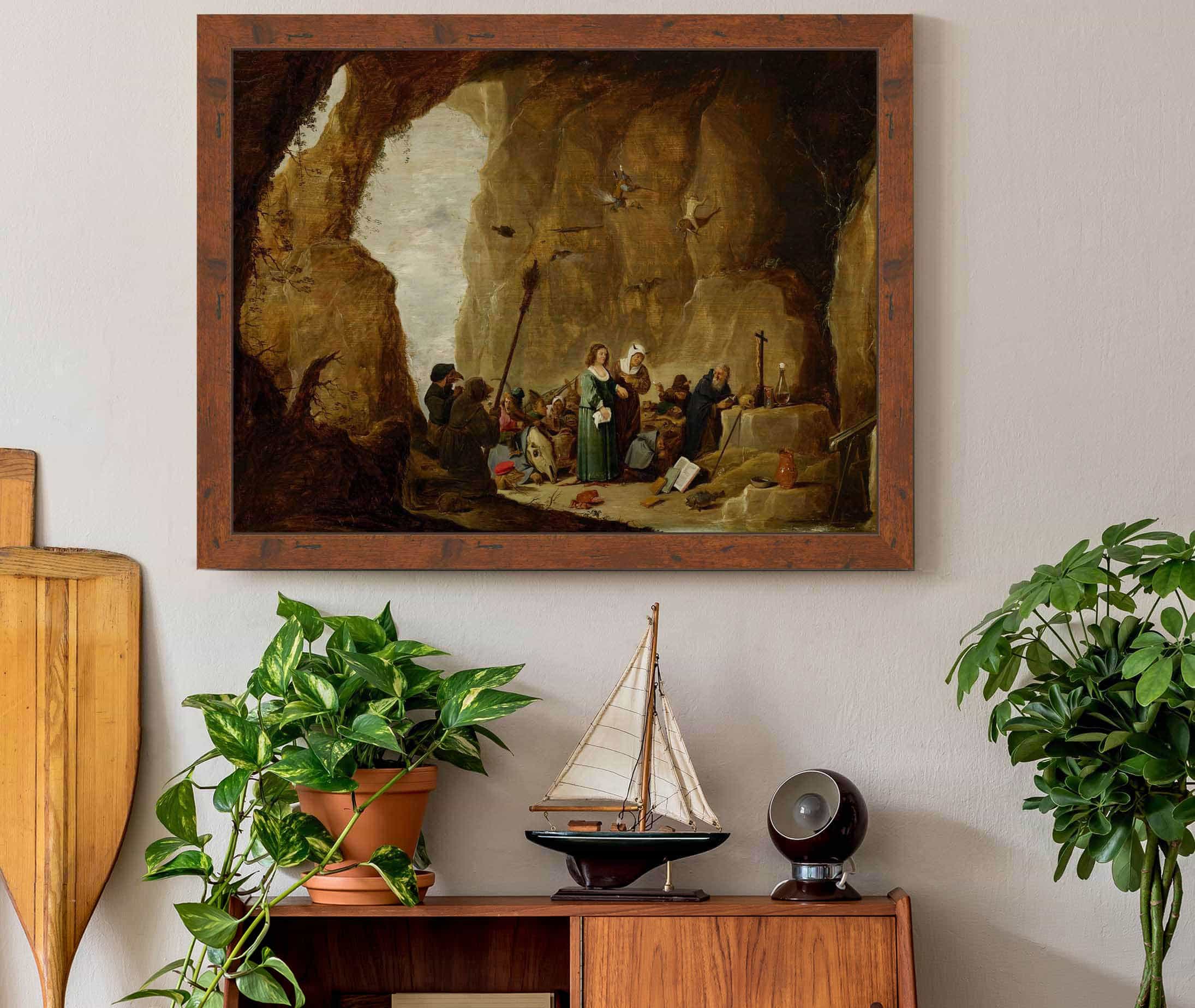 The Temptation Of St Anthony Th Century by David Teniers The Younger - Image 3
