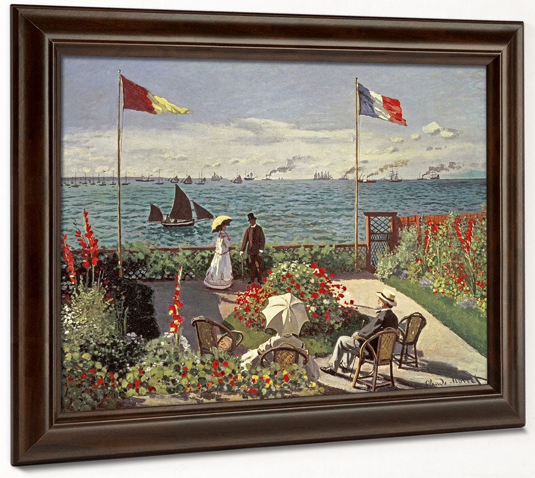 The Terrace At Sainte Adresse By Claude Monet - Image 6