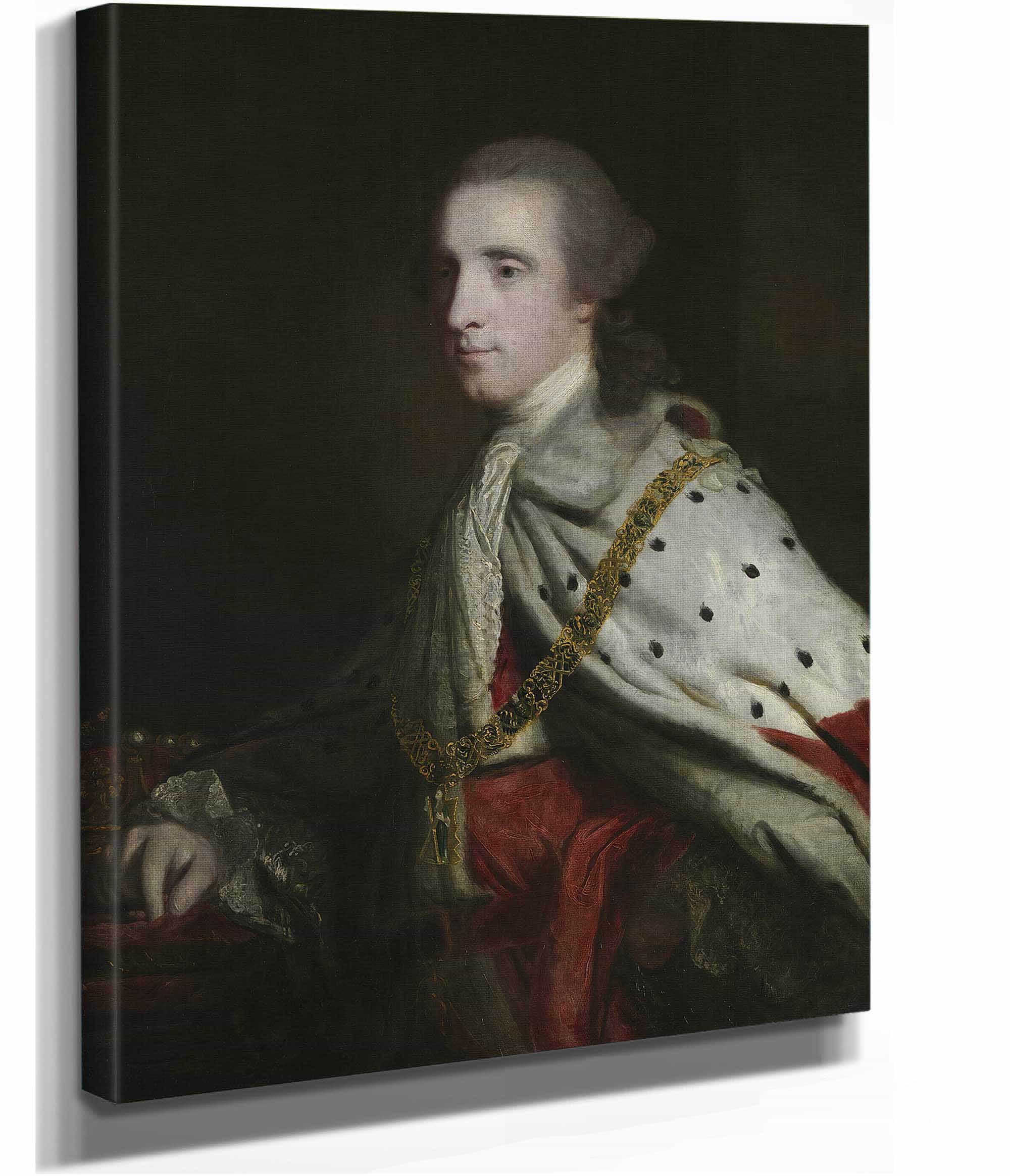 The Th Duke Of Queensberry Old Q As Earl Of March by Sir Joshua Reynolds - Image 2