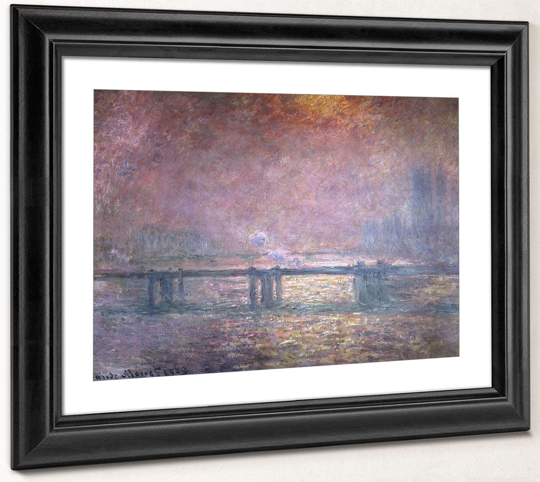 The Thames At Charing Cross By Claude Monet - Image 4