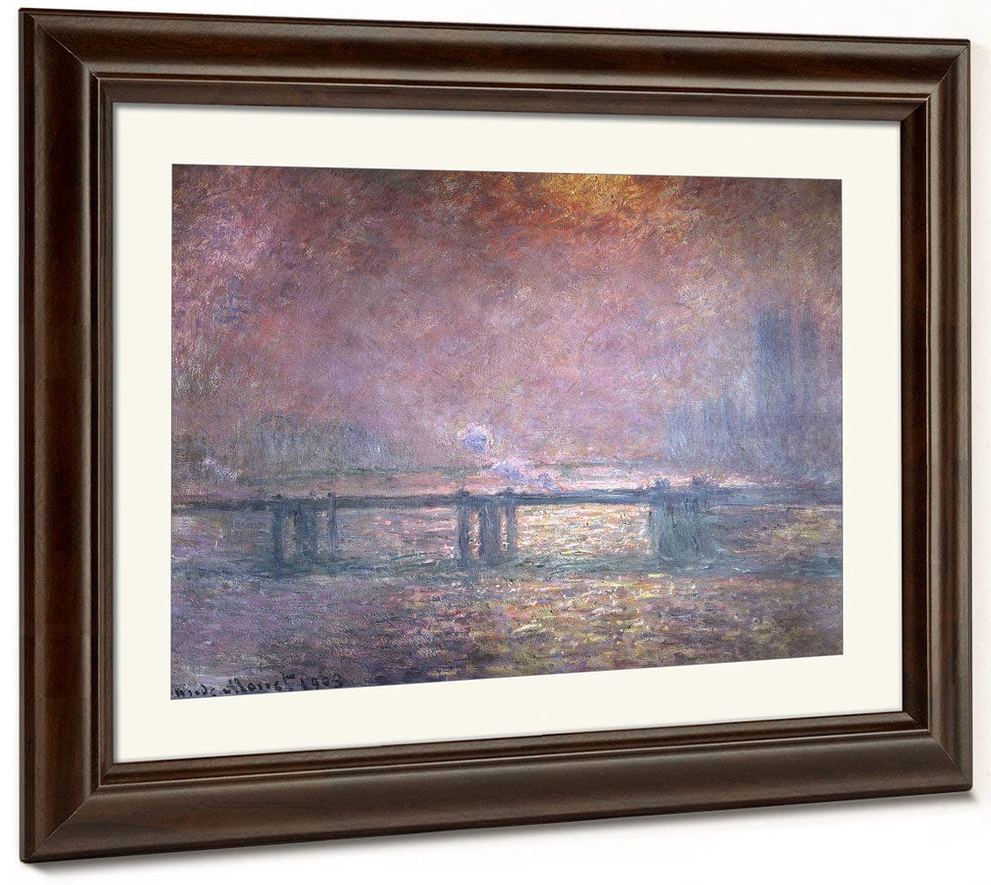 The Thames At Charing Cross By Claude Monet - Image 5