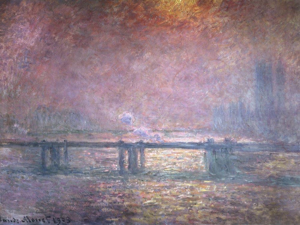 The Thames At Charing Cross By Claude Monet - Image 7