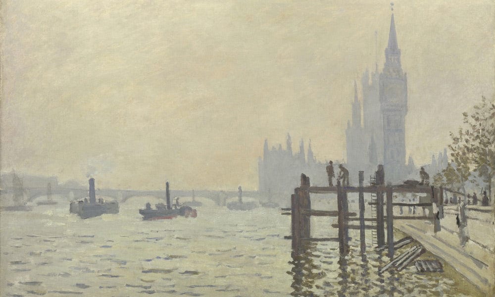The Thames Below Westminster By Claude Monet - Image 7