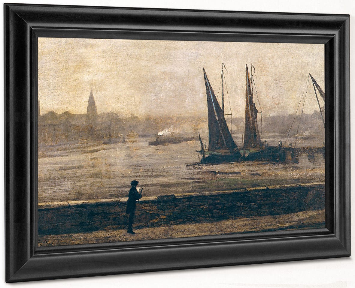 The Thames From Battersea Bridge By James McNeill Whistler - Image 6
