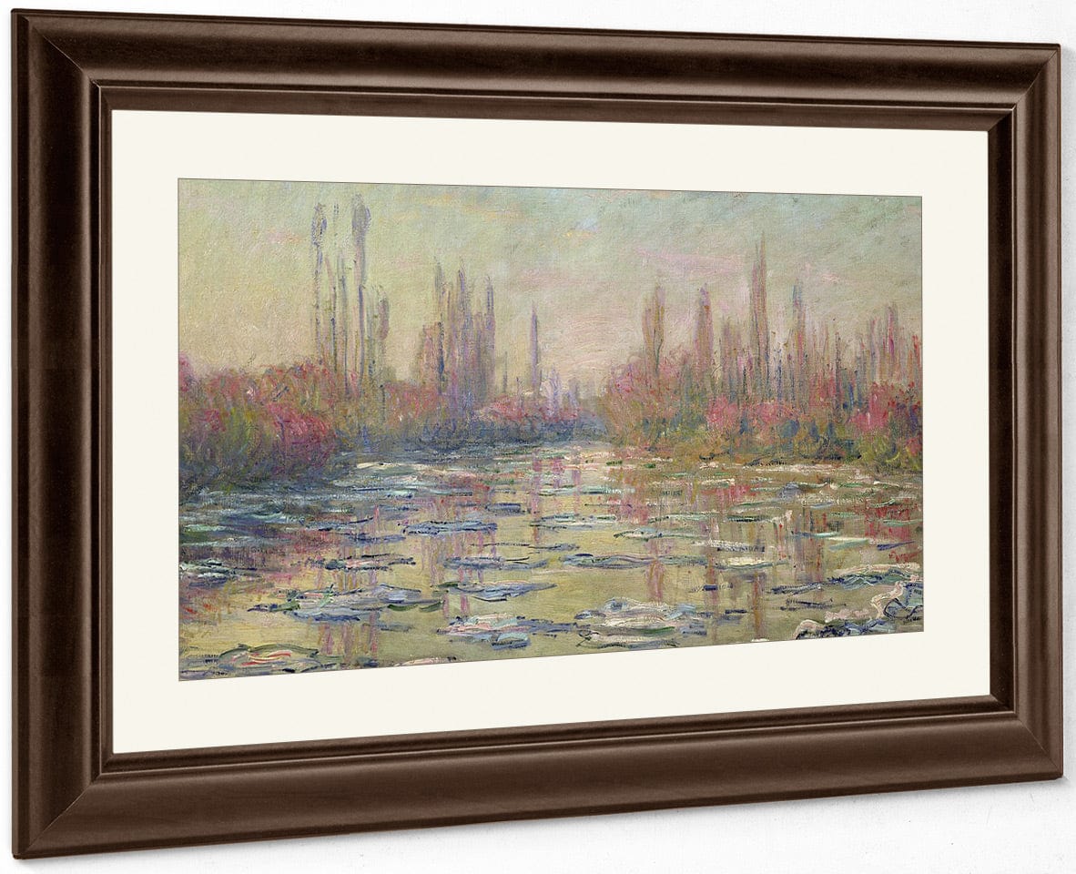The Thaw On The Seine, Near Vetheuil By Claude Monet - Image 3