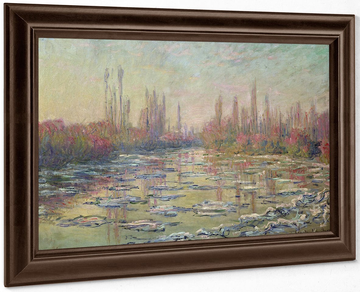 The Thaw On The Seine, Near Vetheuil By Claude Monet - Image 4