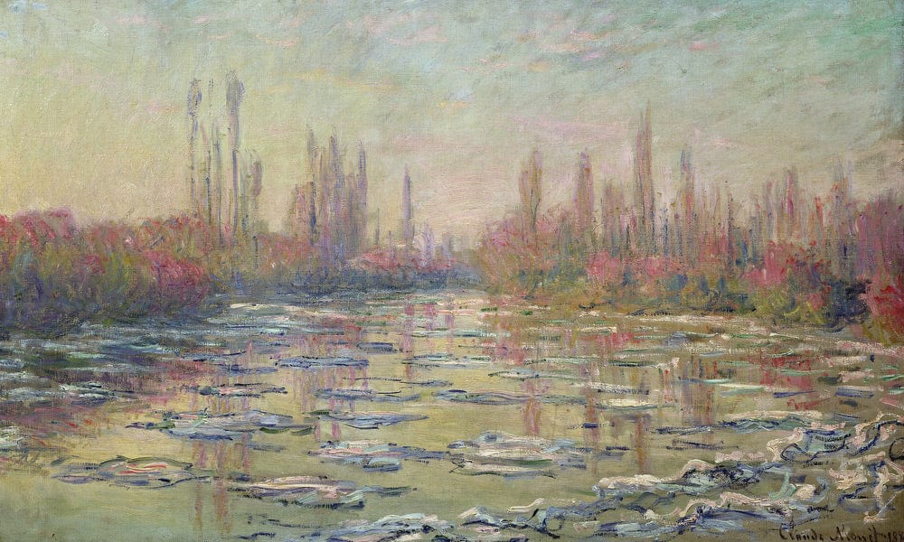The Thaw On The Seine, Near Vetheuil By Claude Monet - Image 5