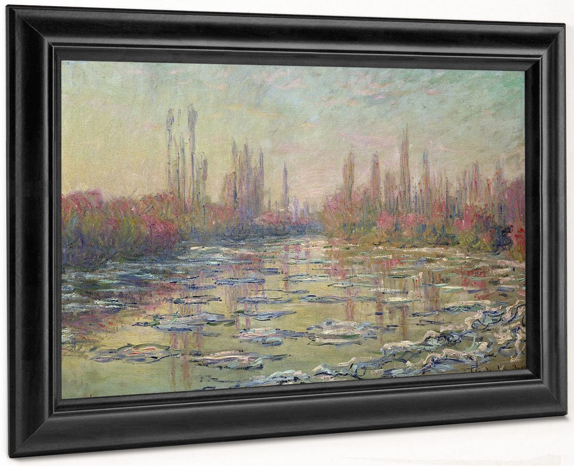 The Thaw On The Seine, Near Vetheuil By Claude Monet - Image 6