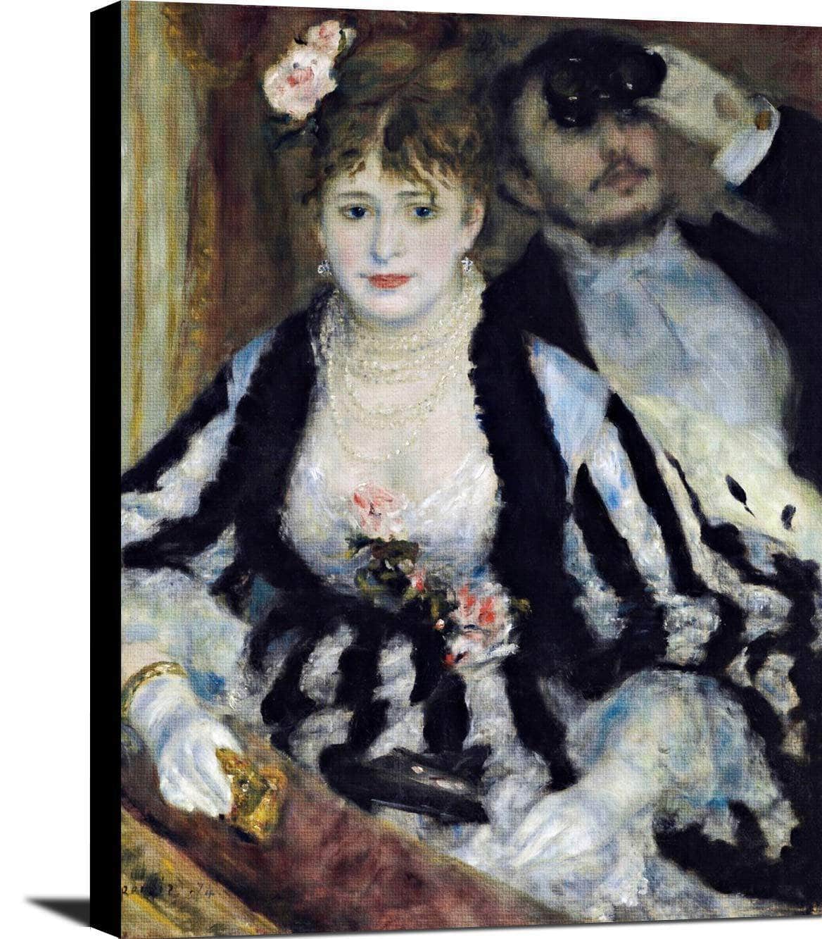 The Theater Box La Loge Painting Auguste Renoir Canvas Art - Image 2