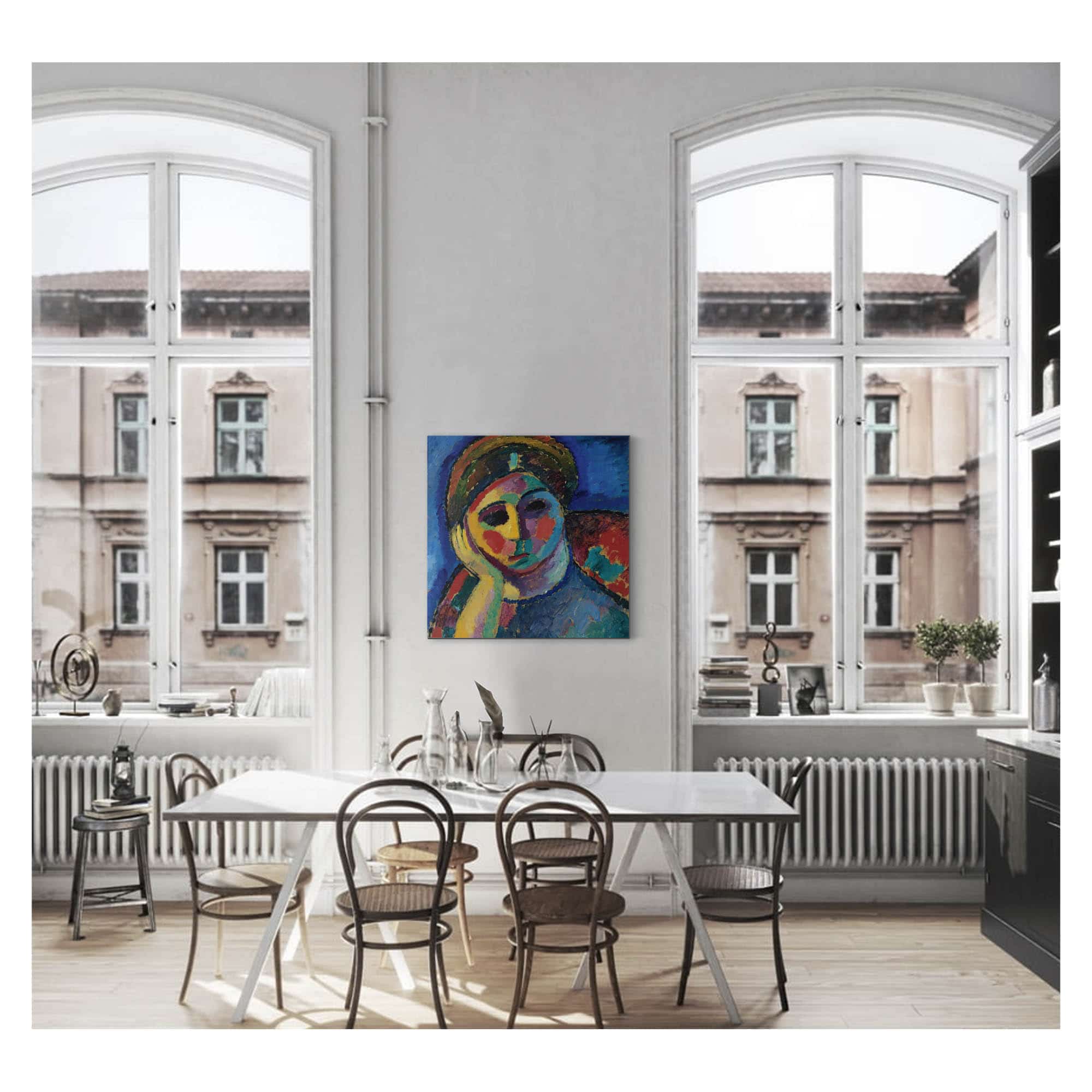 The Thinking Woman by Alexej Von Jawlensky - Image 6