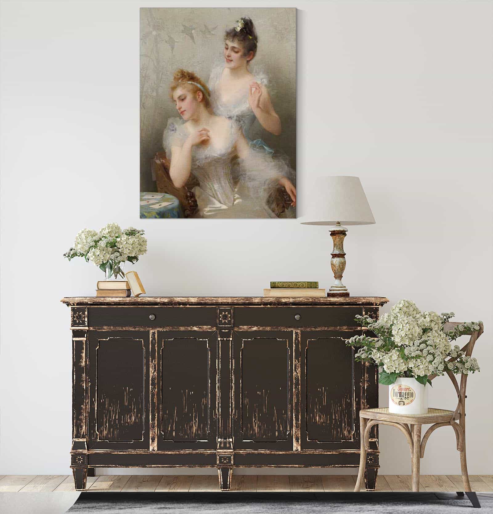 The Three Aces by Vittorio Matteo Corcos - Image 4