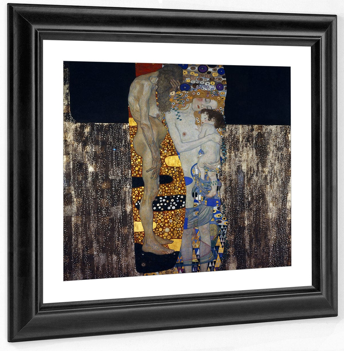 The Three Ages Of Woman 1905 Art Nouveau 180X180Cm Galleria Nazionale Darte Moderna Rome By Gustav Klimt - Image 2