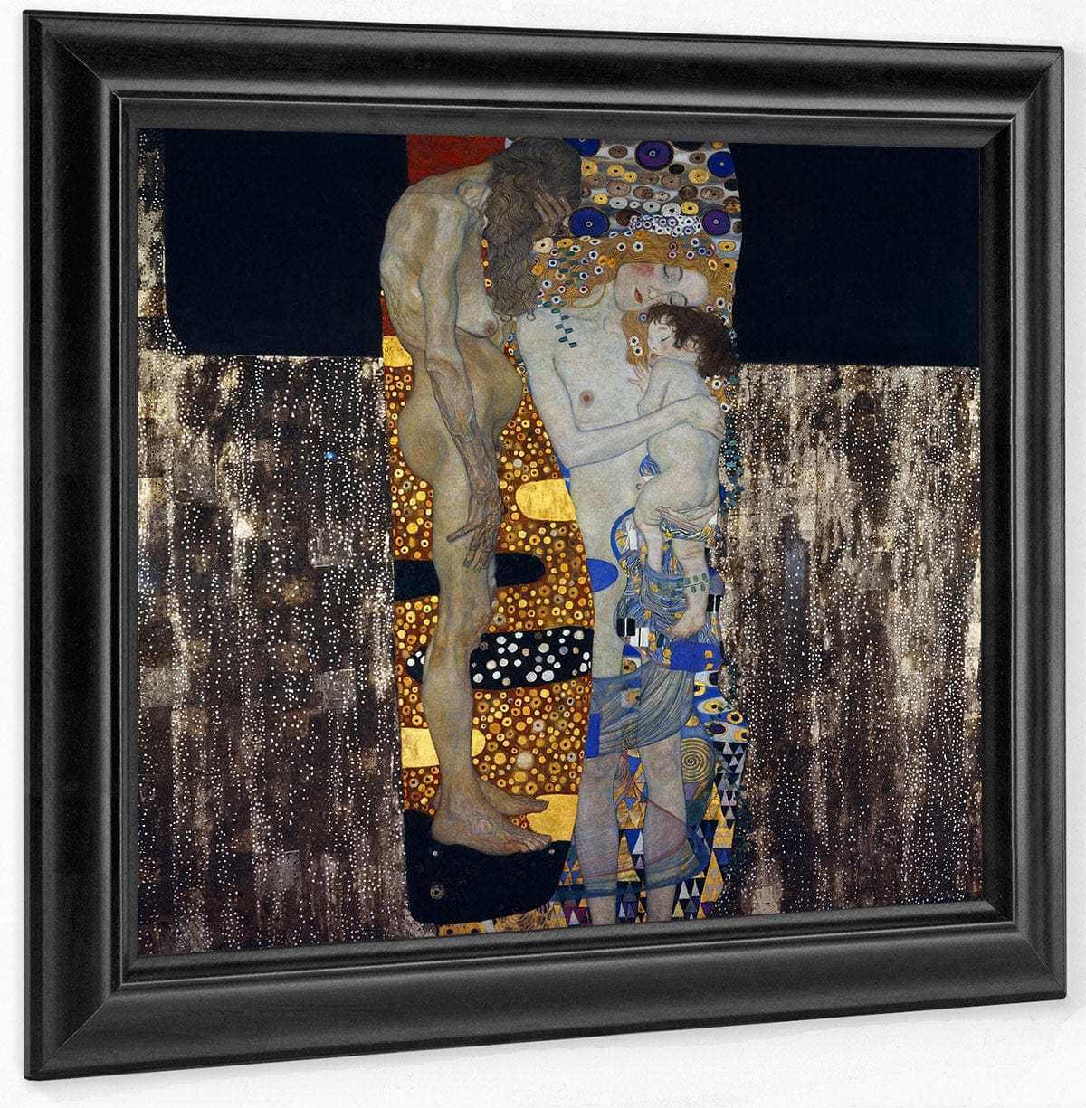 The Three Ages Of Woman 1905 Art Nouveau 180X180Cm Galleria Nazionale Darte Moderna Rome By Gustav Klimt - Image 6