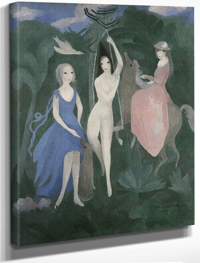 The Three Graces 1921 By Marie Laurencin