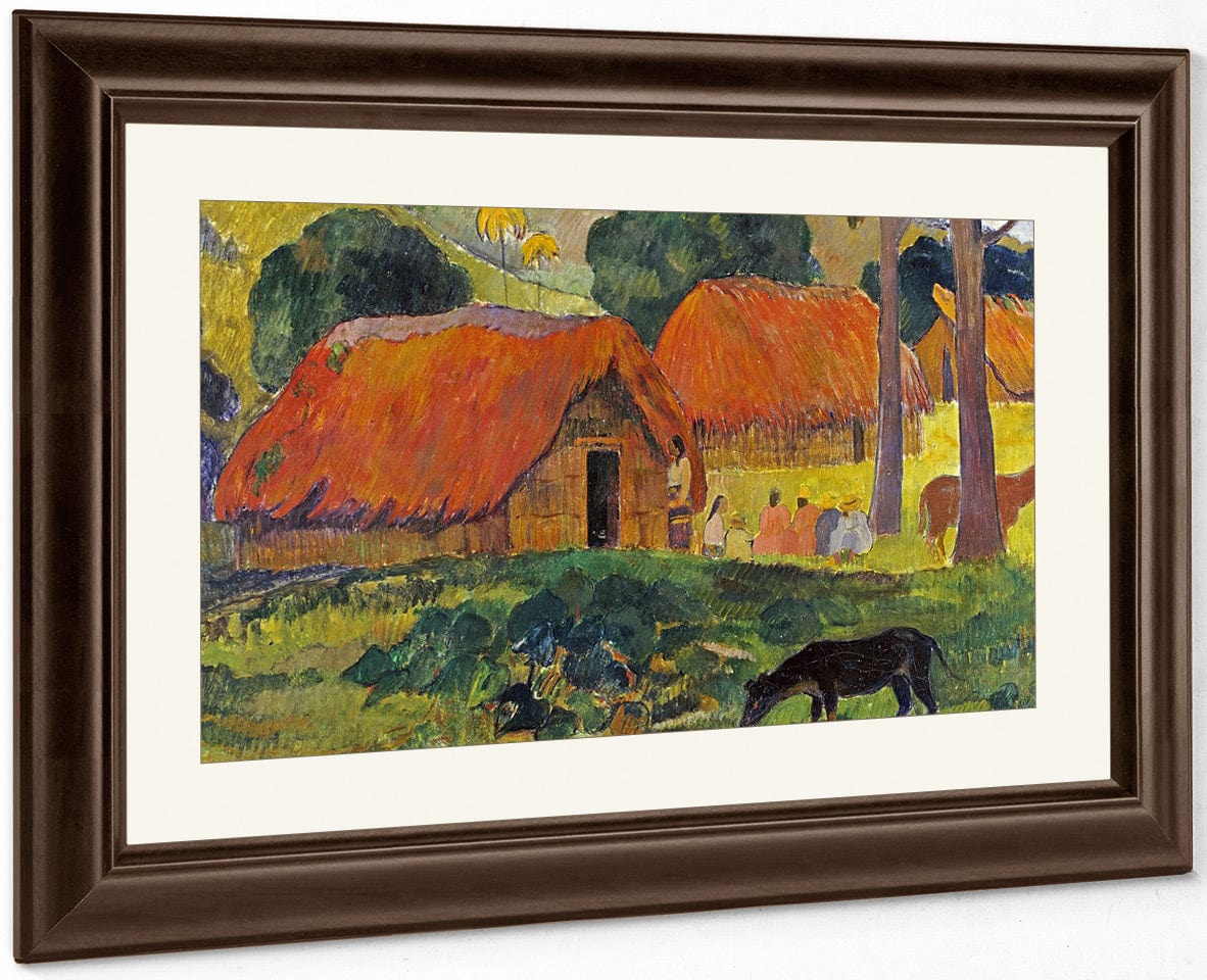The Three Huts, Tahiti By Eugene Henri Paul Gauguin - Image 3