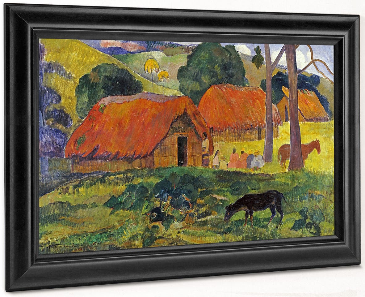 The Three Huts, Tahiti By Eugene Henri Paul Gauguin - Image 6
