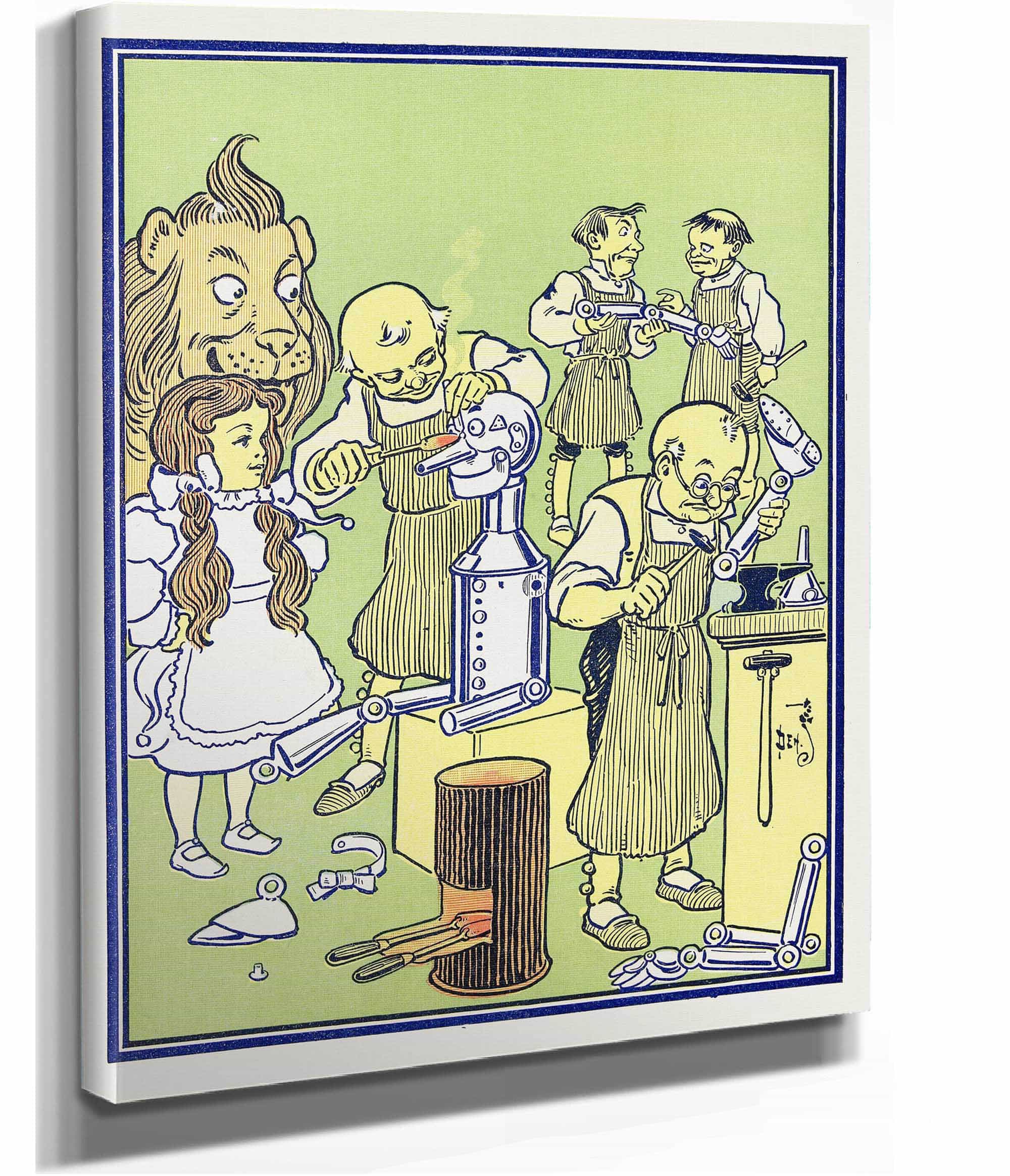 The Tinsmiths Worked For Three Days And Four Nights by William Wallace Denslow - Image 2