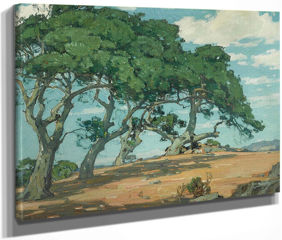 The Top Of The Hill Near San Luis Obispo 1926 By William Wendt