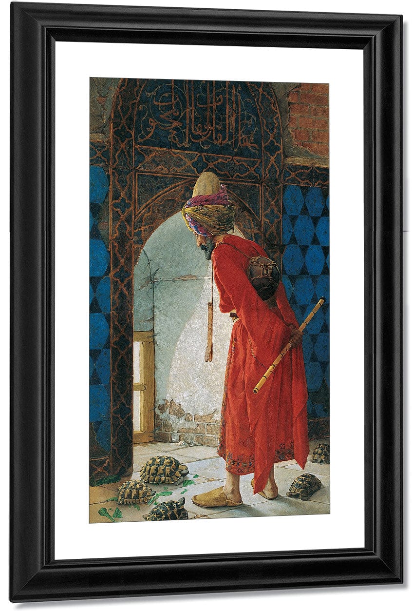 The Tortoise Trainer 1906 By Osman Hamdi Bey - Image 3