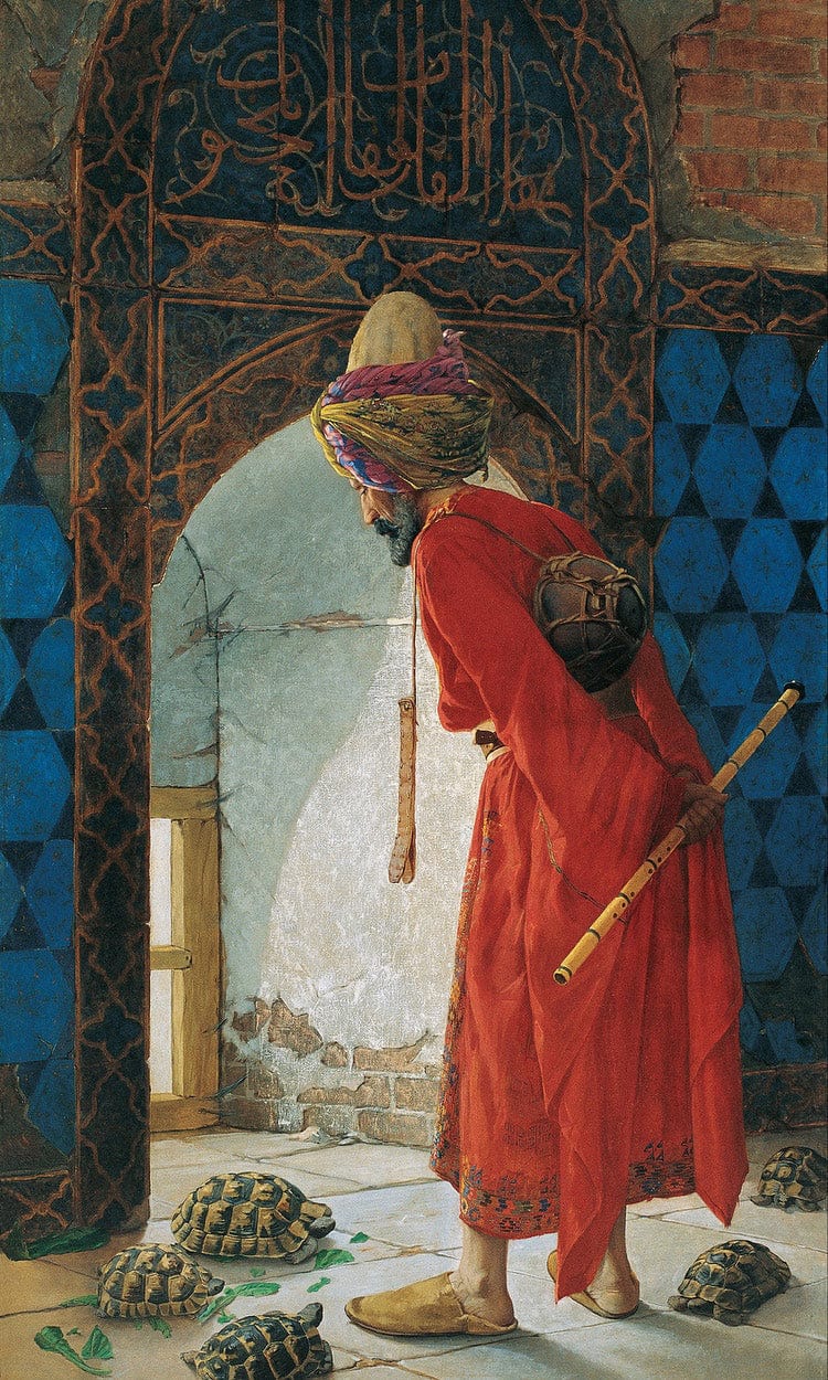The Tortoise Trainer 1906 By Osman Hamdi Bey - Image 6