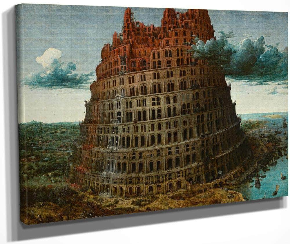 The Tower Of Babel 1565 59 9X74 6 Museum Boijmans Van Beuningen By The Elder