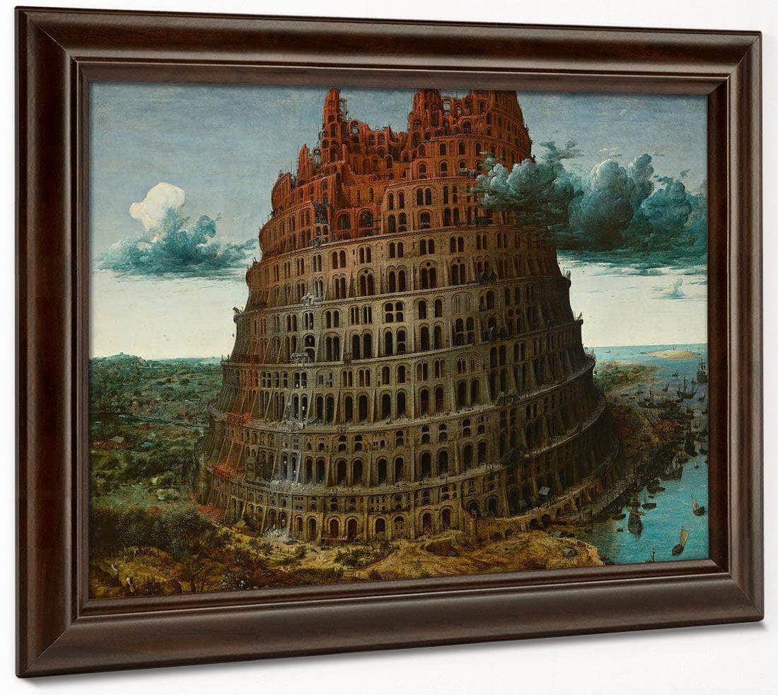 The Tower Of Babel 1565 59 9X74 6 Museum Boijmans Van Beuningen By The Elder - Image 6