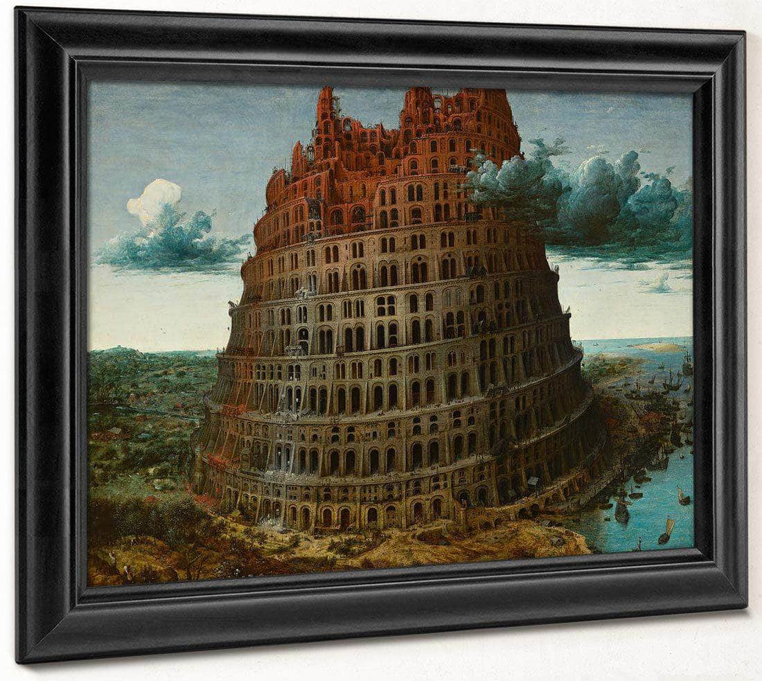The Tower Of Babel 1565 59 9X74 6 Museum Boijmans Van Beuningen By The Elder - Image 8