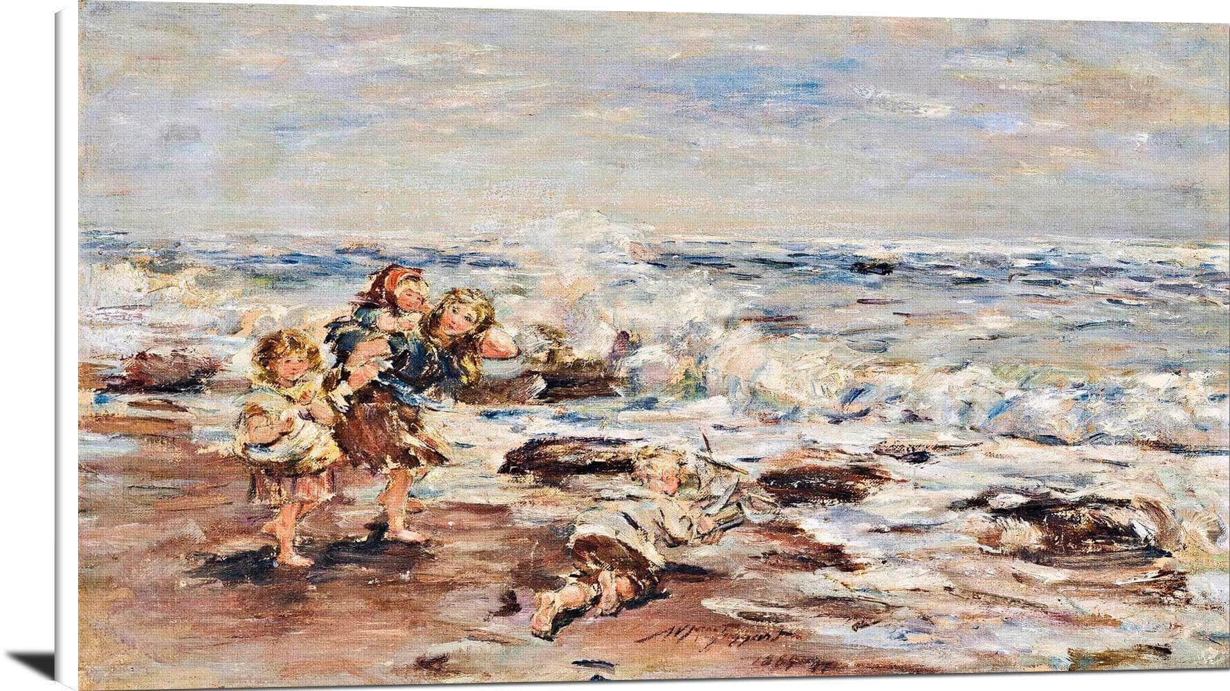 The Toy Boat Painting William Mctaggart Canvas Art