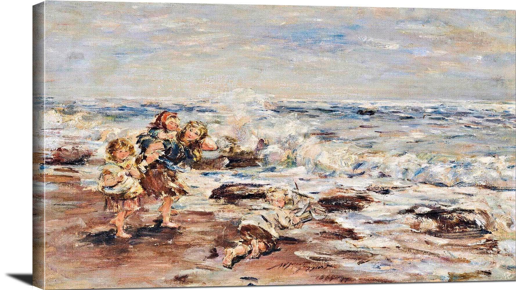 The Toy Boat Painting William Mctaggart Canvas Art - Image 3