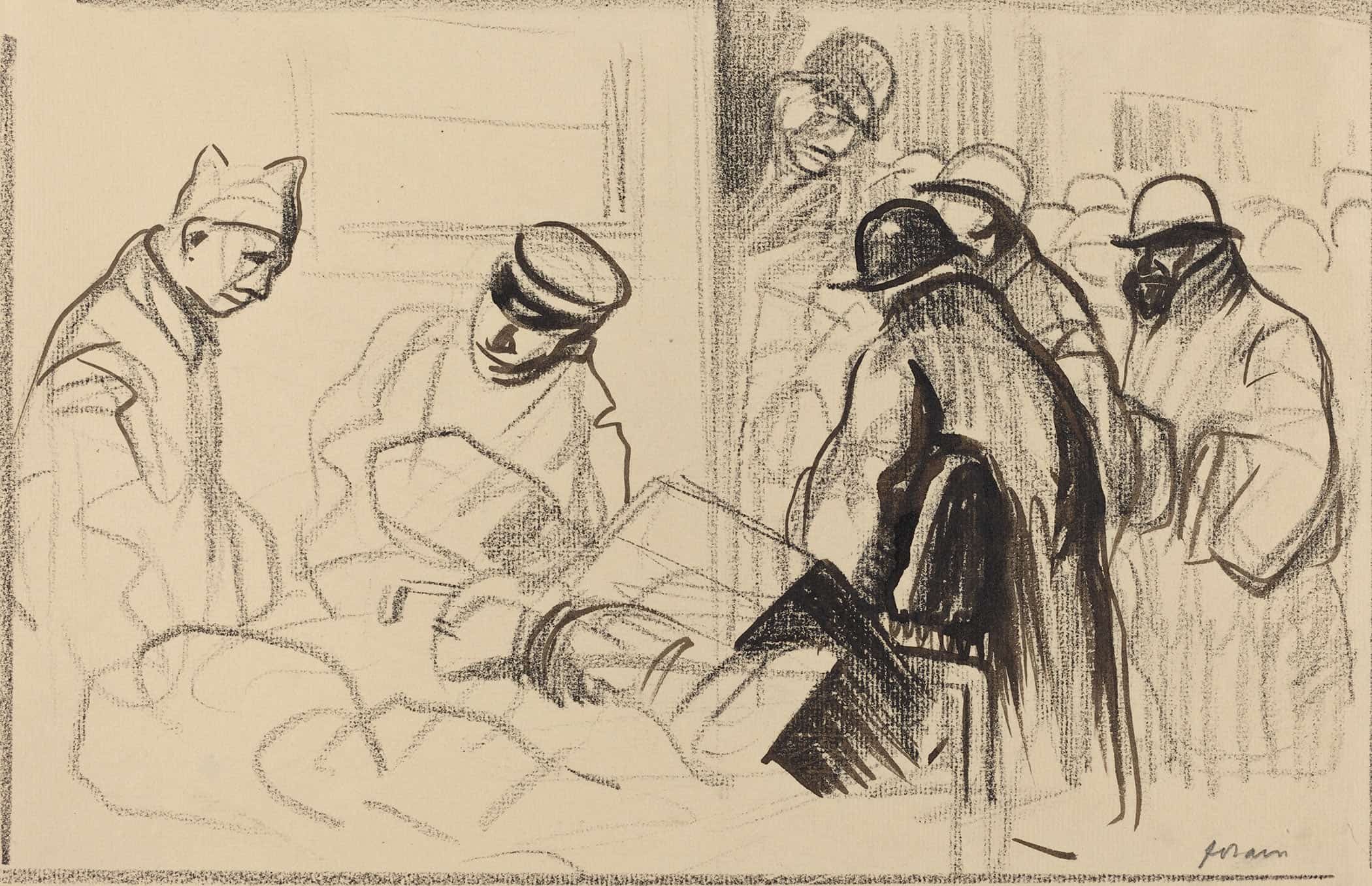 The Train For Berne by Jean Louis Forain - Image 2