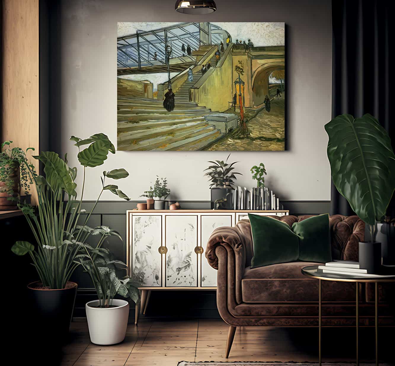 The Trinquetaille Bridge By Vincent Van Gogh - Image 2