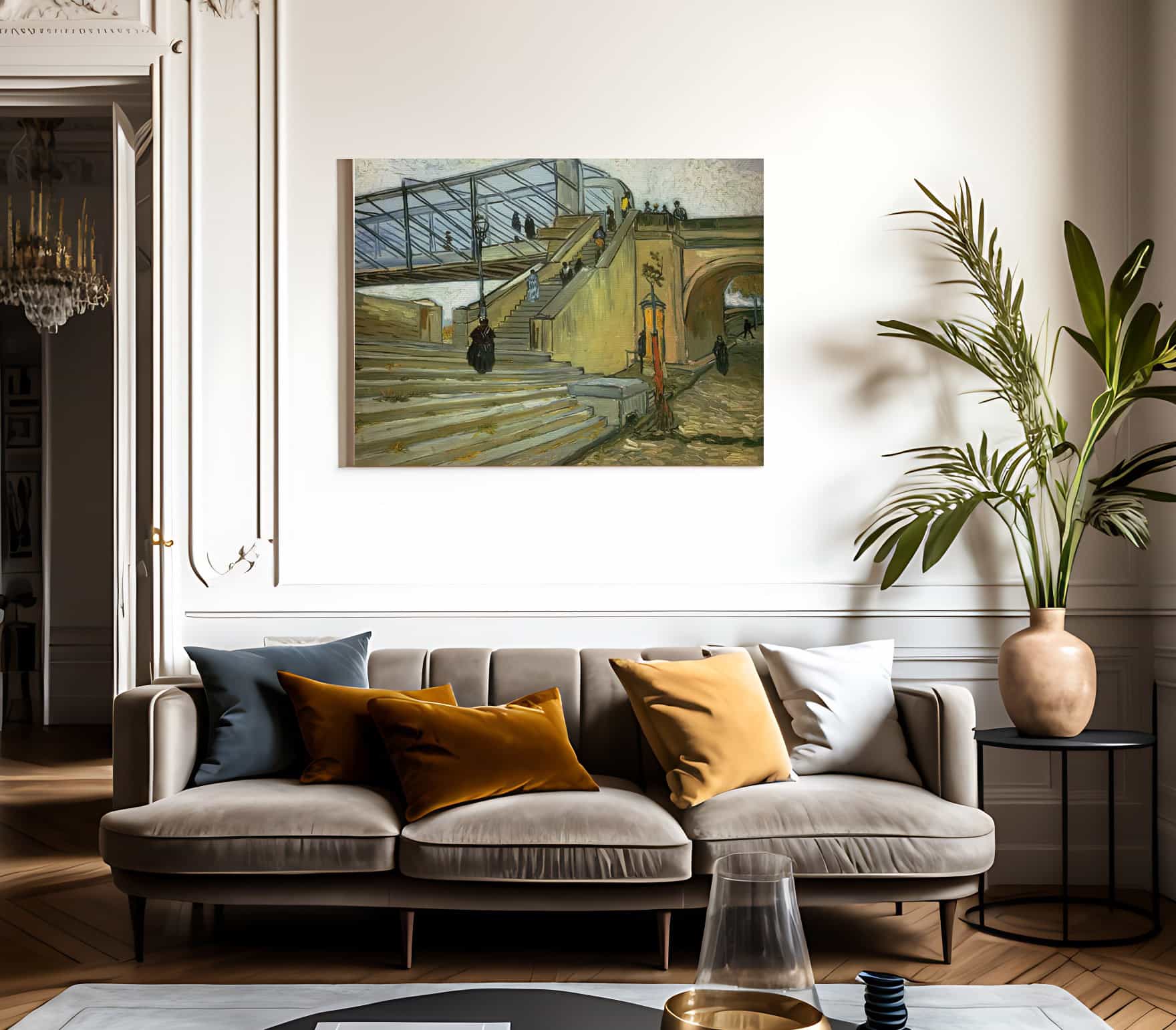 The Trinquetaille Bridge By Vincent Van Gogh - Image 3