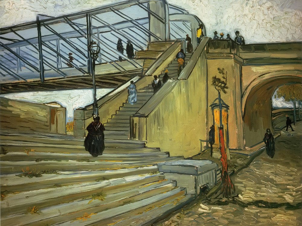 The Trinquetaille Bridge By Vincent Van Gogh - Image 7